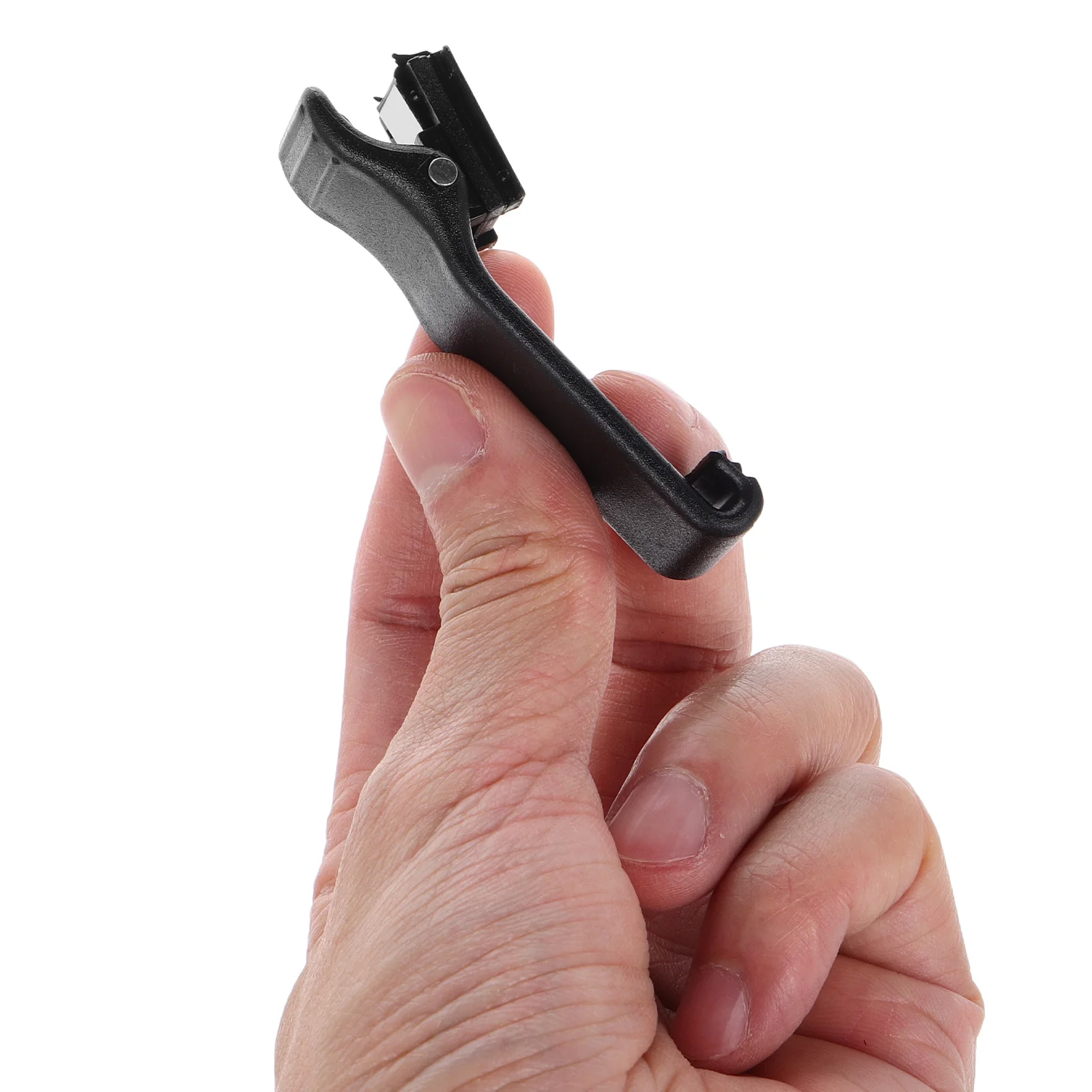 ユニバーサルラジオベルトクリップ、トランシーバー用、頑丈なプラスチッククリップホルダー、ハンズフリーウエストマウント、双方向ラジオ、インターホン用