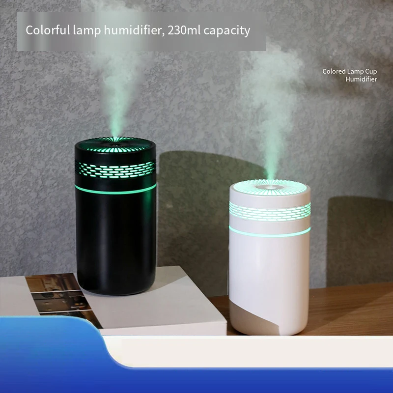 Car Humidifier Mini Seven-Color Aroma Humidifier Car Air Purifier Small Atomizer Household Bedroom Water Supply