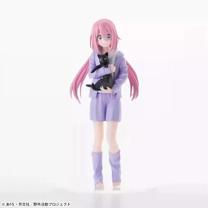 Sega  Anime Laid-Back Camp Nadeshiko Ayano Toki Shima Rin Anime Action Pvc Figure Collection Model Toys Desktop Decorate Gift