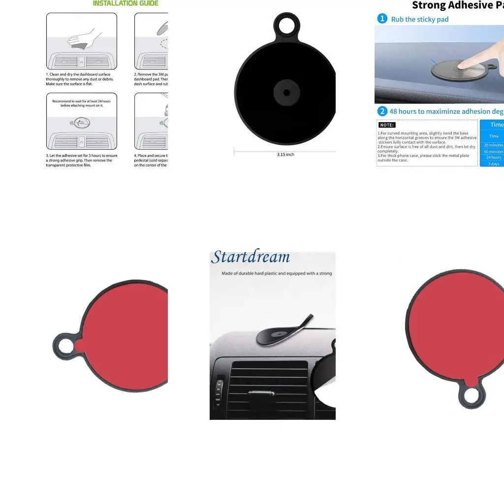 

Пластиковая монтажная приборная панель диск с высокой клейкой клей