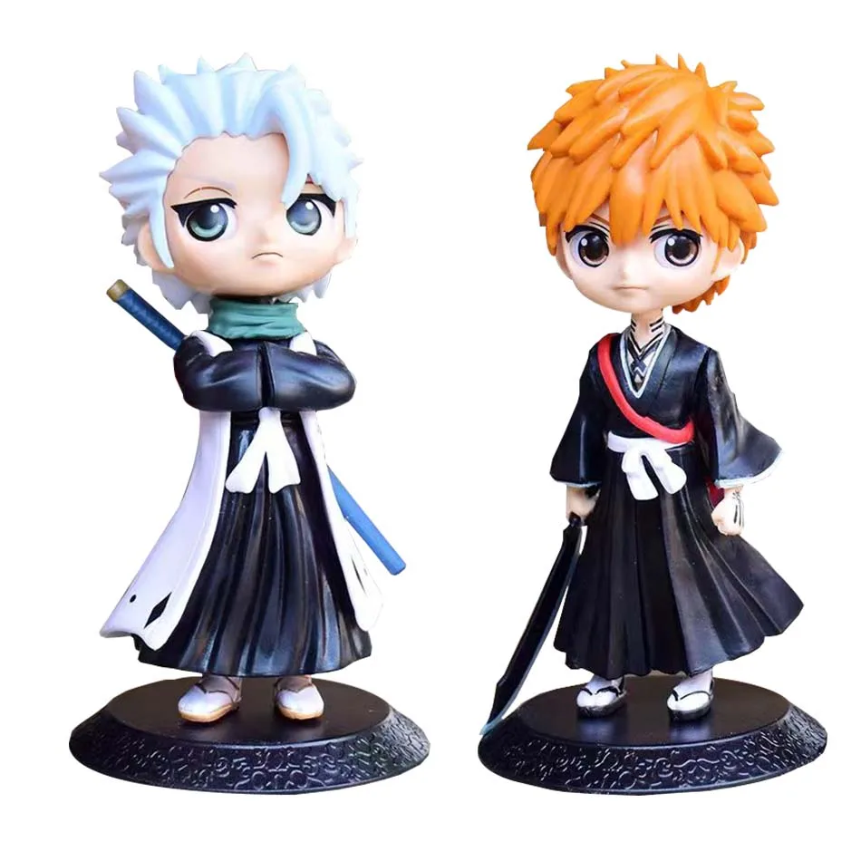 15cm Anime figure BLEACH Ichigo Kurosaki Captain ten Hitsugaya Toushirou PVC Action Figure Collectible Model Toys Kid Gift