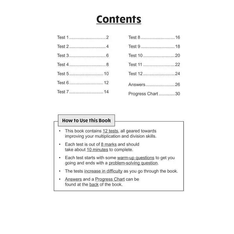 New KS1 Maths 10Minute Tests Multiplication  Division  Year 2 CGP Books Coordination Group Publications 9781789086355 Book
