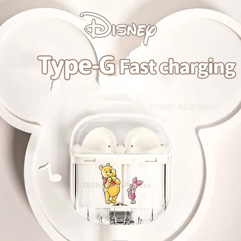Stitch Bluetooth Earbuds Disney Original Wireless Earphones Bluetooth HiFi Sound Headsets Smart Touch Low Latency Long Endurance image 6