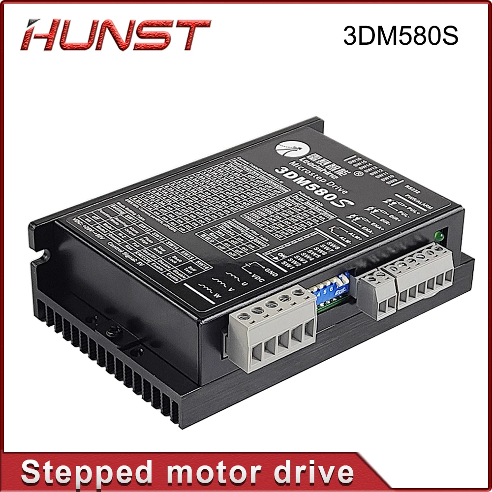 Imagem -03 - Leadshine Stepper Driver para Máquina de Gravura Cnc Phase Stepping Motor 3dm580s Nema 23 34 57 86