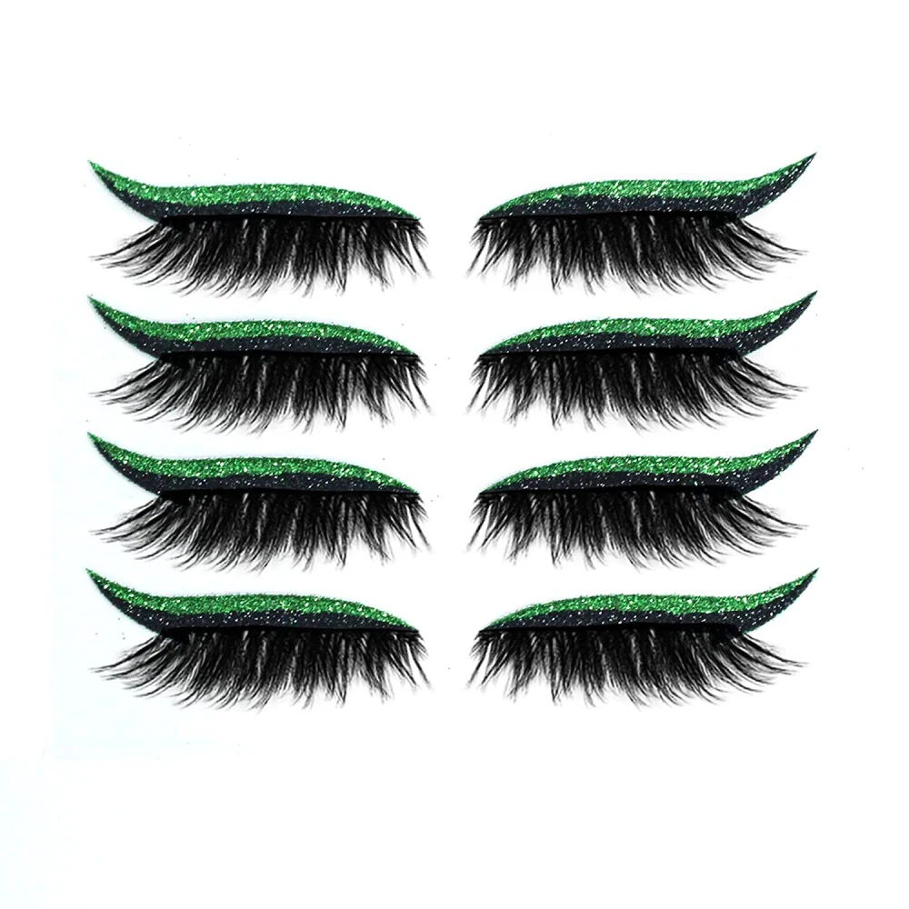 Eyeliner Stencils Eyelash Sticker Kit Makeup Fashion Reusable Eyes Sticker Shiny Eyeliner Stickers Lazy Shaping Tools Sets