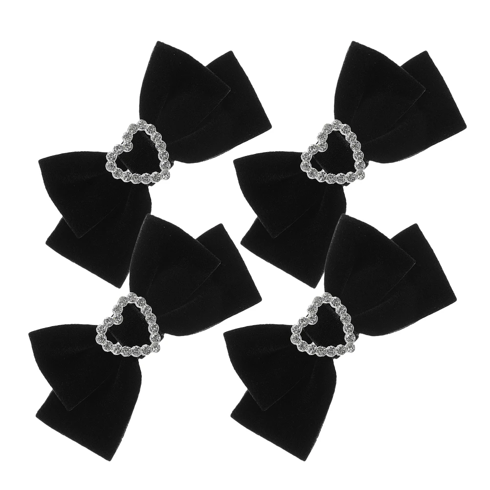

4 шт., аксессуары для волос с бантом для маленьких девочек, зажимы для маленьких девочек, многоразовые милые аксессуары для волос, фото на день рождения, свадьбу