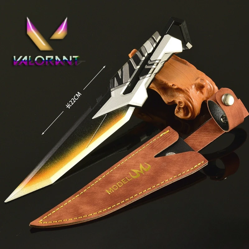 22 センチメートル新 VALORANT ゲームフィギュア周囲金属職人技モデルデスクトップ装飾装飾品男の子クリスマスギフトおもちゃ