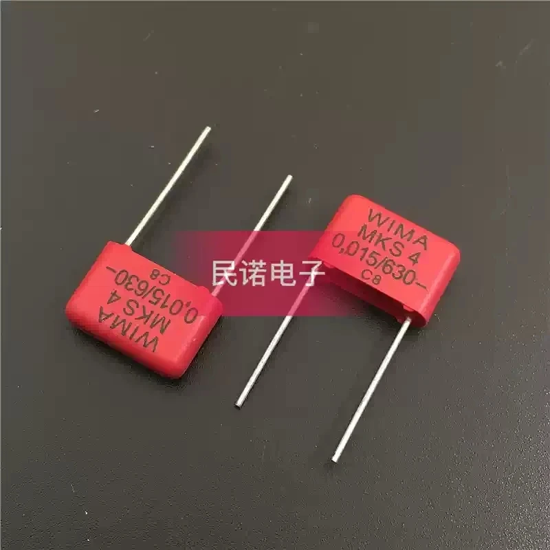 WIMA German Weima capacitor MKS4 630V 0.015UF 630V 153 15NF pin spacing 10mm