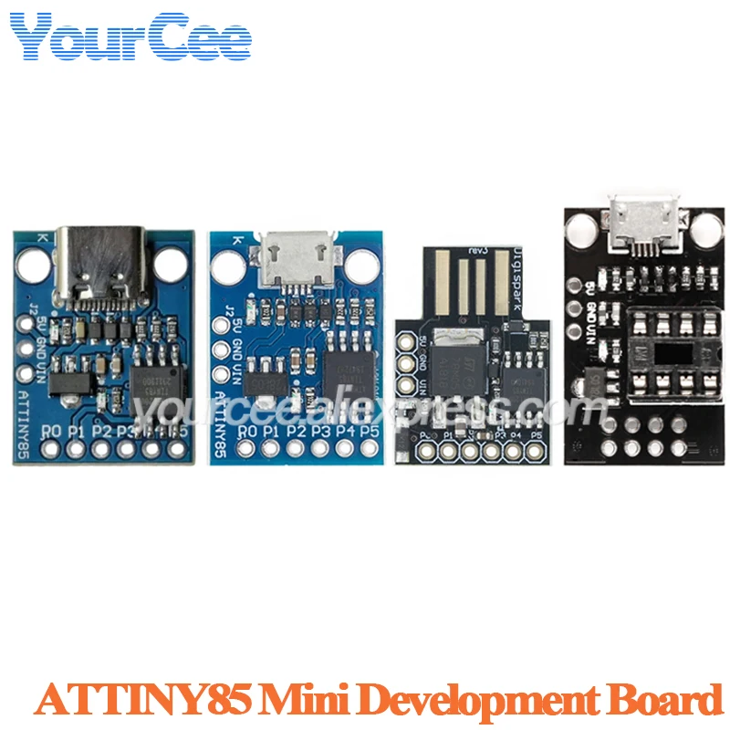 10 قطعة/1 قطعة ATTINY تطوير مبرمج لوحة تركيبية ل ATtiny13A/ATtiny25/ATtiny45/ATtiny85 محرر البرمجة مايكرو Usb DIP-8