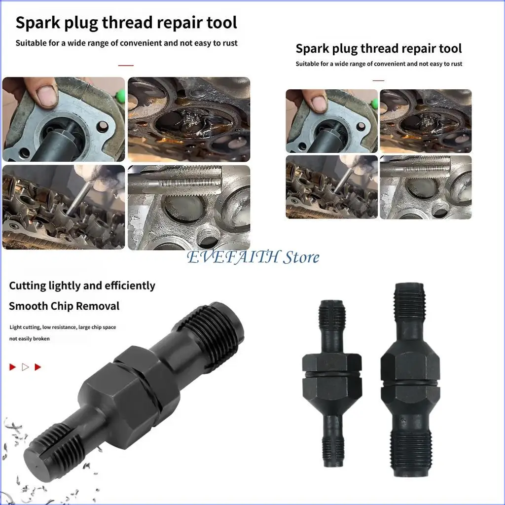 

124B 10mm-12mm 14mm-18mm Sparks Plug Thread Repair Tool For Damaged Thread Restoration