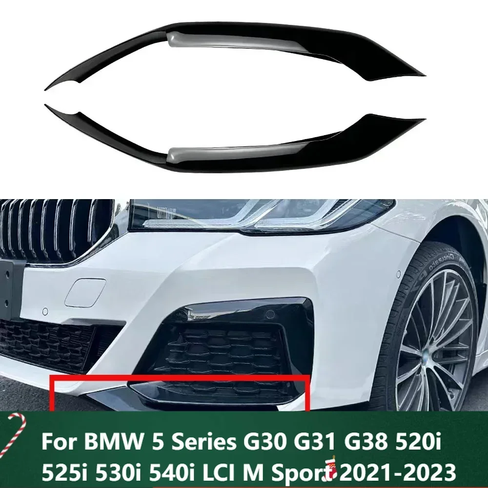 

New！For BMW 5 Series G30 G31 G38 520i 525i 530i 540i LCI M Sport 2021-2023 MP Style Car Front Bumper Splitter Lip Canard Decorat