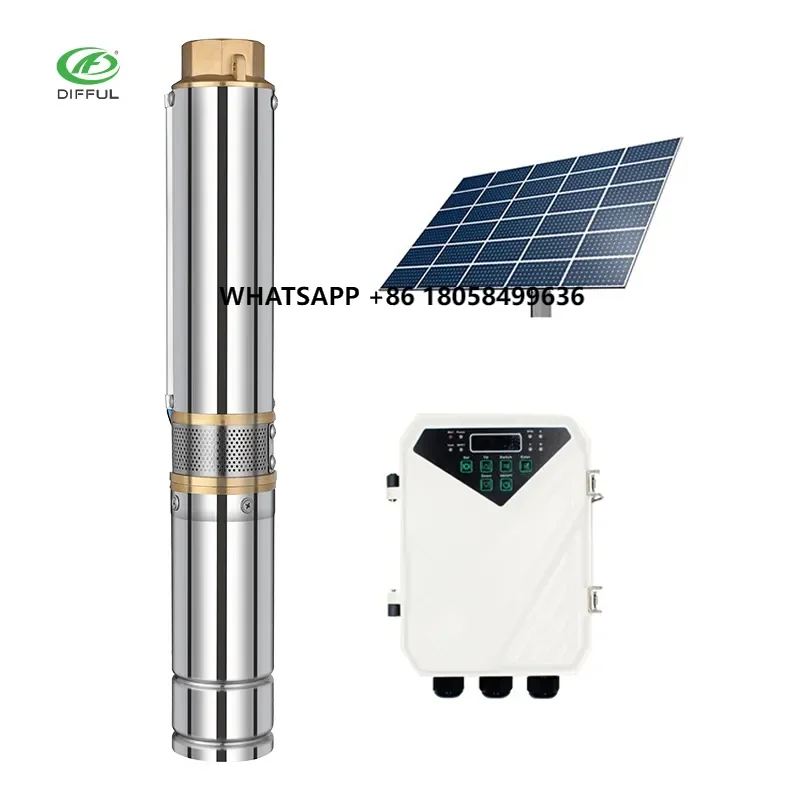 

Dc Solar Well Submersible Water Pump 2hp 100m