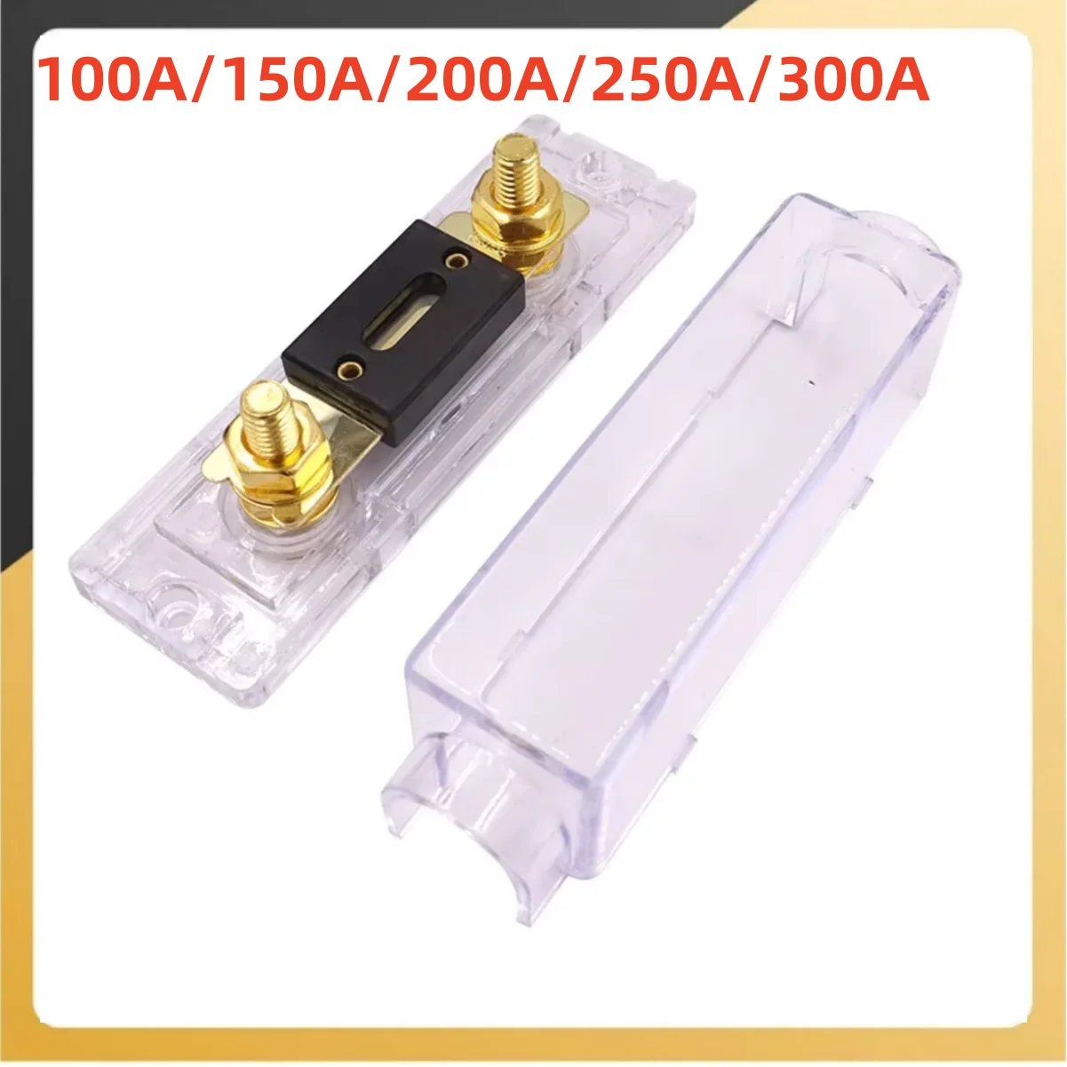 1x Car Auto Fuse Holder Bolt-on Fuse Automotive Audio Fuse Holders Fusible Link ANL-01 Car Replace Accessories