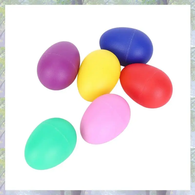 

72 Pieces Egg Shaker Set Easter Eggs Maracas Eggs Musical Eggs Plastic Eggs 6 Colors