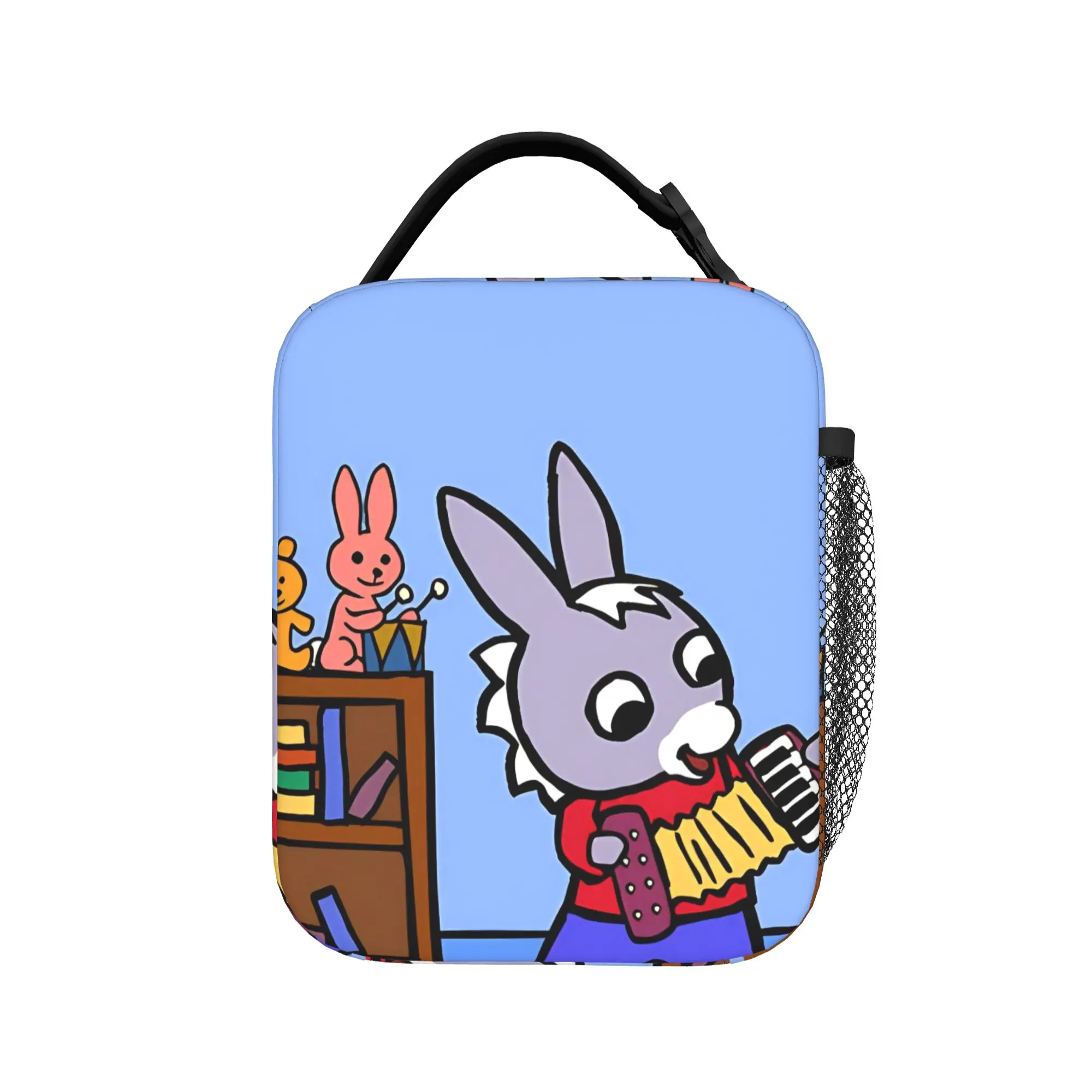 Trotro Cartoon Insulated Lunch Bags Thermal Bag Reusable,Lunch Container French Animation Leakproof Tote Lunch Box Bento Pouch