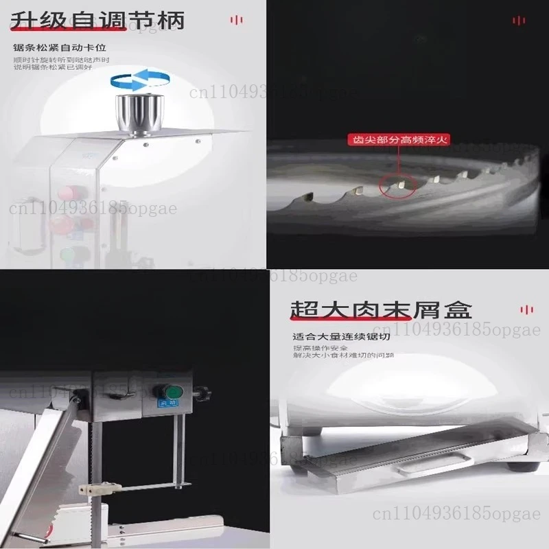 Commercial Bone Sawing Machine Household Bone Cutting Equipment for Pig Hoof Bone Cutting Processing