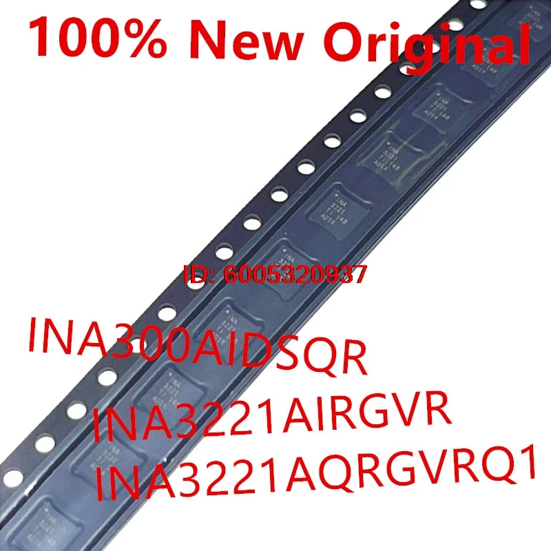 10piece  INA3221AIRGVR  INA3221 、INA3221AQRGVRQ1  I3221Q1 、INA300AIDSQR  SKD  New voltage monitor chip  INA3221AIRGVT 、INA300
