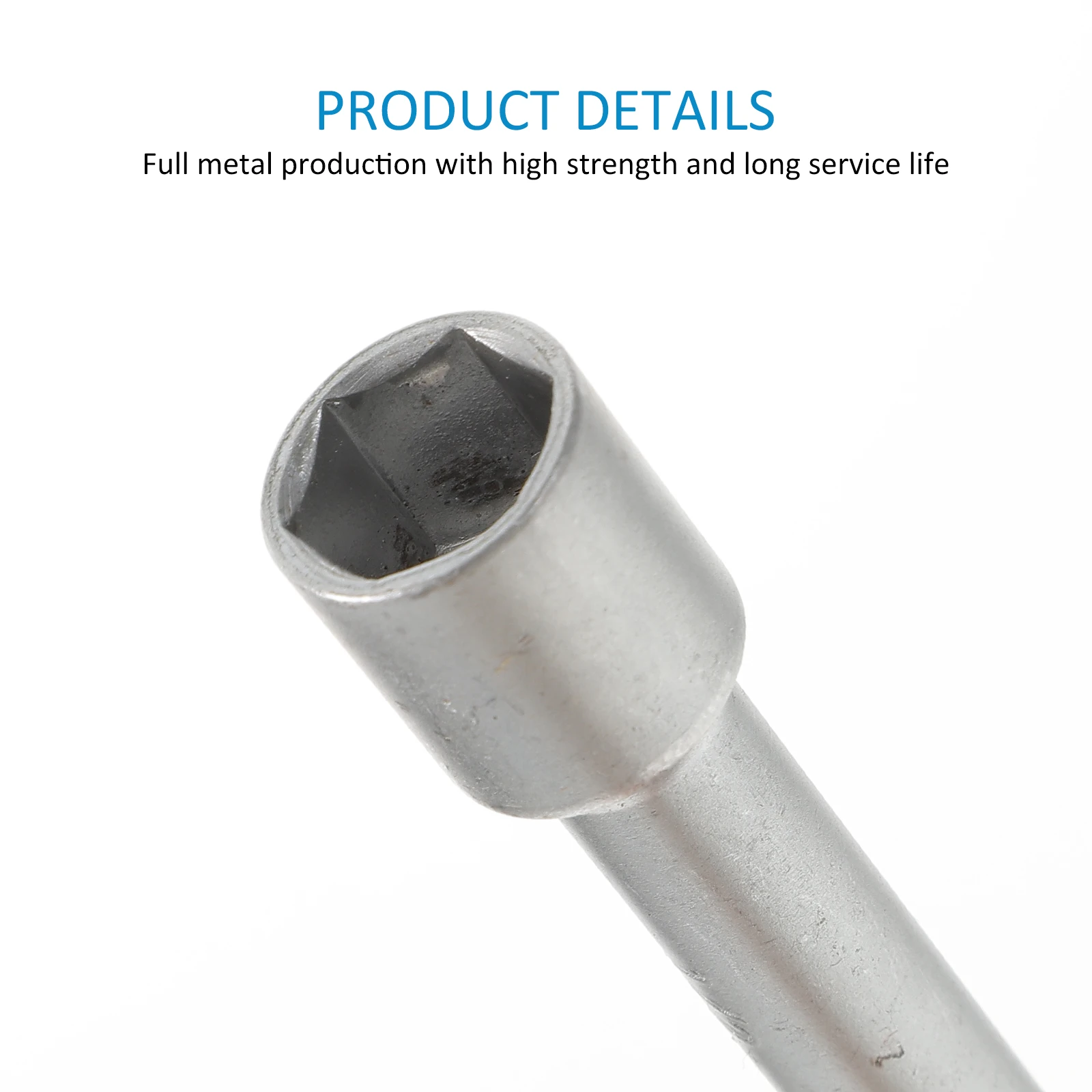 

Professional Nut Drivers Screwdriver Set Key Wrench Tool Hollow Shaft Metal 1 2 Inch Fit 7 16 Socket H Anti Slip Easy