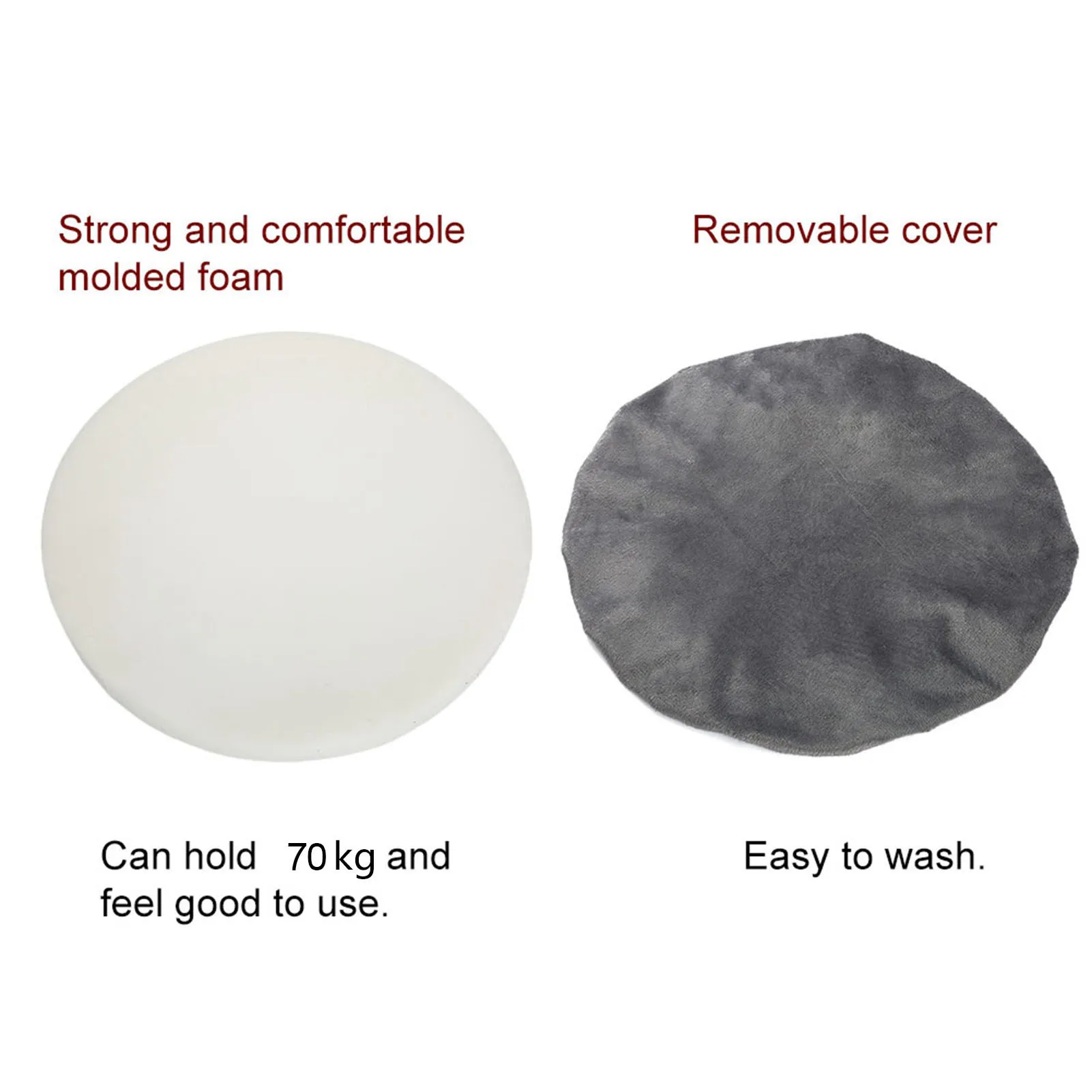 Seat Cushion Rotating Car Swivel Seat Cushion Rotatory Chair Pad Comfort Skidproof Antiskid  Home Use Rotating Chair Pad view 4