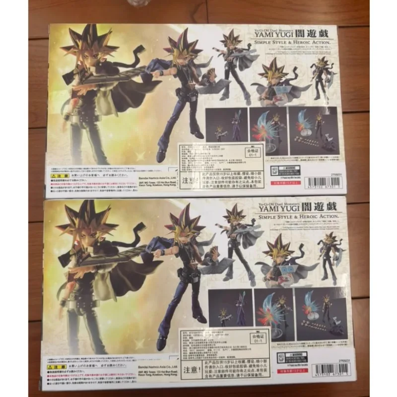 

Оригинальный набор Bandai SHF YAMI YUGI Yu-Gi-Oh! Коллекционная фигурка из аниме Duel Monsters с подвижными суставами, игрушка-модель, подарок для детей
