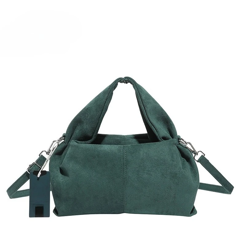 

Fashion Women's Handbag Suede Cloud Bag Portable Oblique Span Bag For Women for Girl Gift