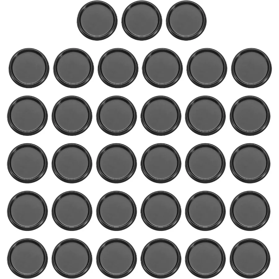 

19 мм пластиковые переплетные диски для книг, 33 упаковки, расширительные диски Disound, круглые переплетные кольца для DIY, блокнот-планировщик, черный