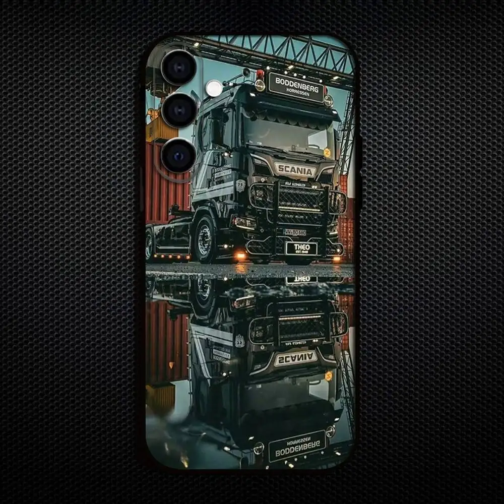 Etui na telefon Trucks SA-AB do Samsung Galaxy A73, A72, A71, A70, A53, A52, A51, inne miękkie czarne etui