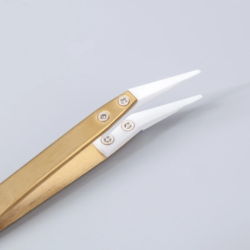 Anti-Static Reversa Pinças Cerâmicas resistente ao calor para eletrônico-Cigarette G6KA