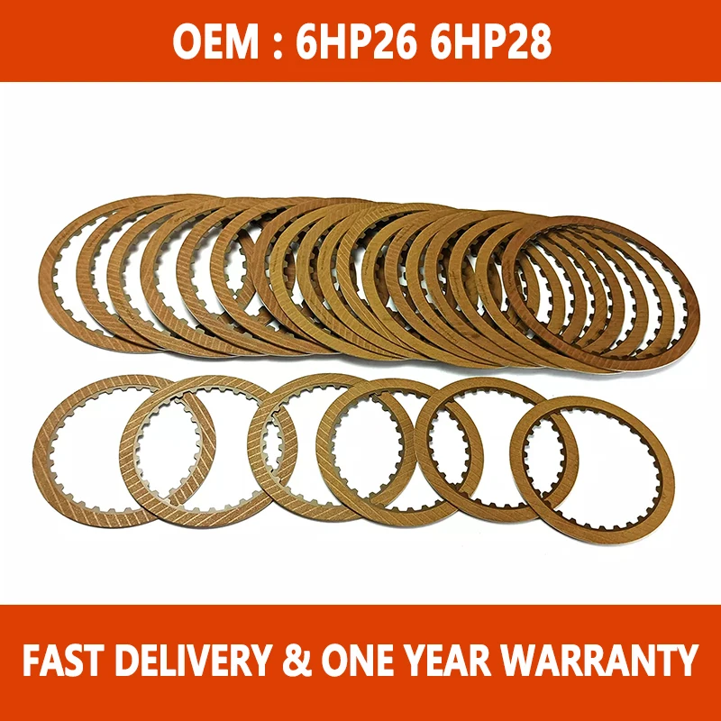 

Brand New 6HP19 6HP21 6HP26 6HP28 Automatic Transmission Clutch Plates Friction Kit Suit For BMW Audi Land Rover Jaguar