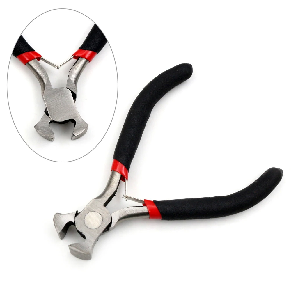 1 stück Edelstahl Nadel Nase Zangen Schmuck, Der Hand Werkzeug Schwarz 12,5 cm