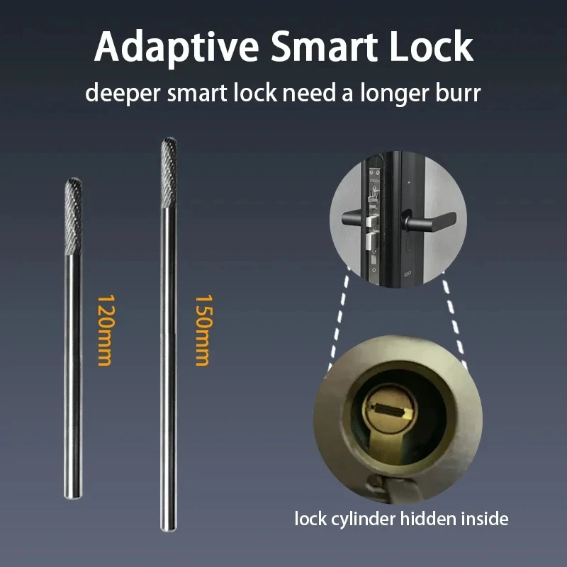 เครื่องกัดเสี้ยนคาร์ไบด์เข้ากันได้กับ keso medeco ถังแข็งเครื่องมือช่างทำกุญแจเพื่อเปิดล็อค