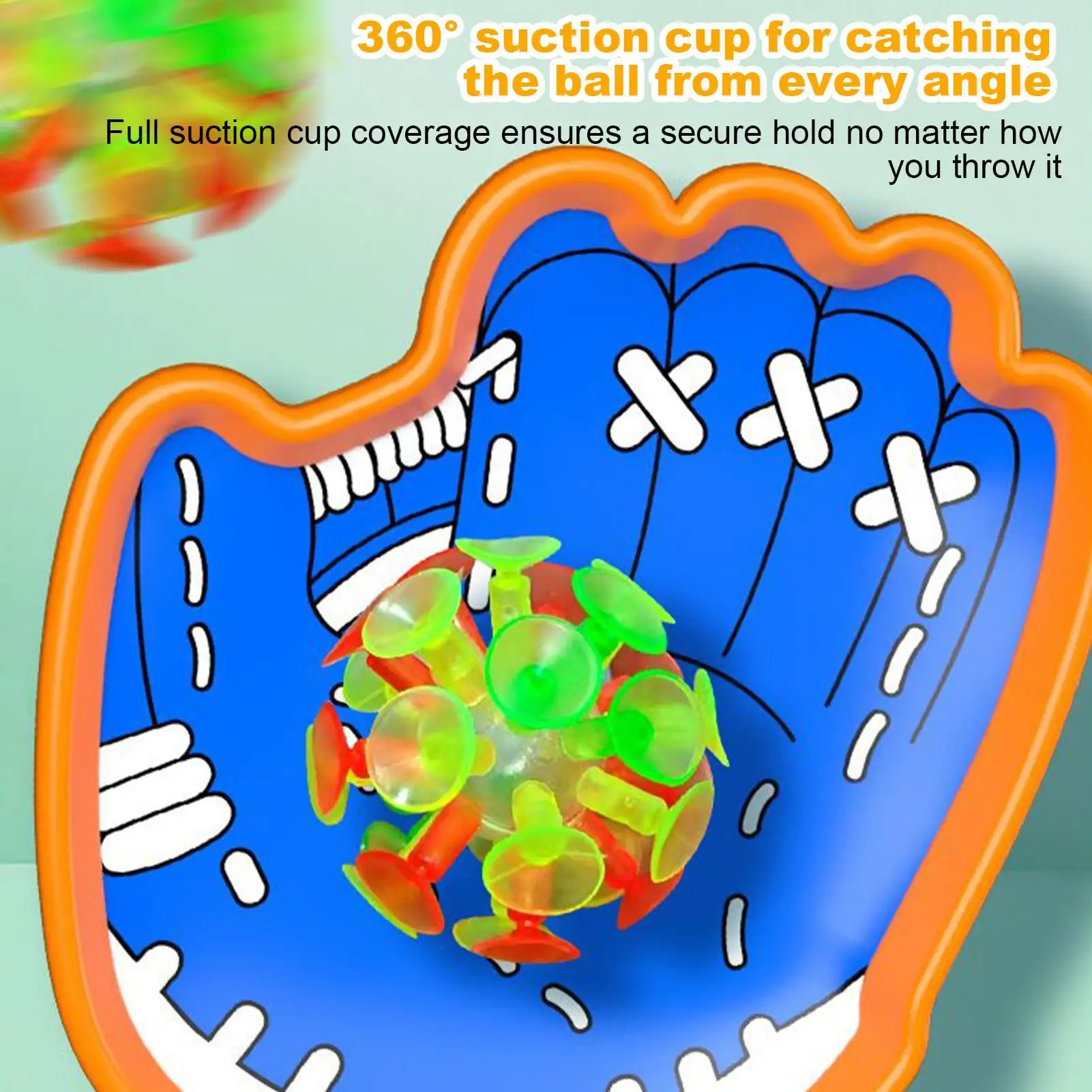 Sticky Ball Catch Game Educatief tuinspel Interactief sportspeelgoed voor tieners Volwassenen Achtertuin Tuin Woonkamer Slaapkamer Park