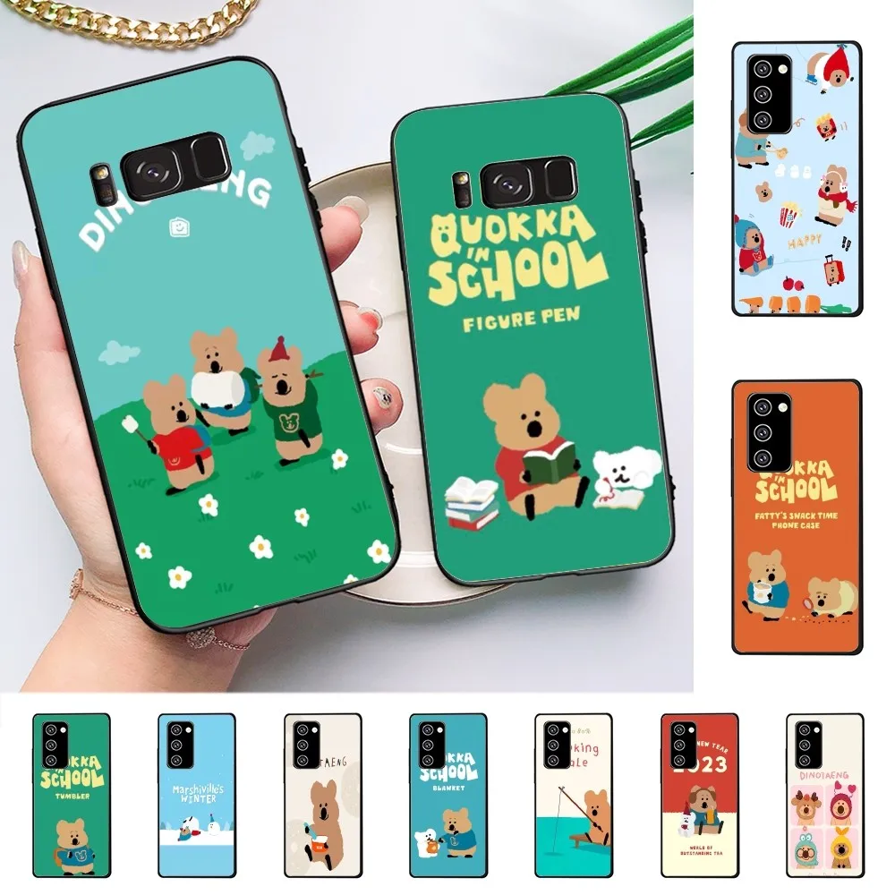 Korea D-Dinotaeng Cute Phone Case For Samsung Note 8 9 10 20 pro plus lite M 10 11 20 30 21 31 51 A 21 22 42 02 03