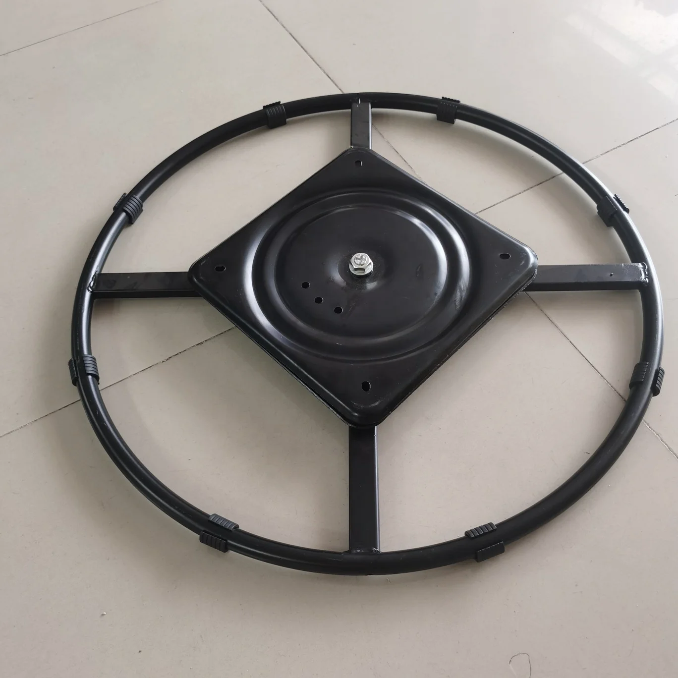24'' Furniture Ring Base Circular Base Chair Swivel Replacement With 10 Inch Plate For Recliner Chair BaseATV&UTV