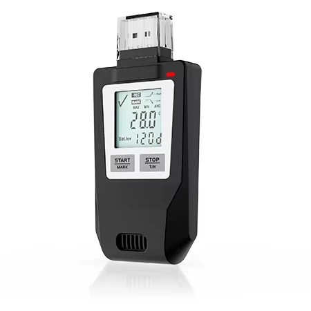 신선도 유지기 1 USB 온도 데이터 로거 온도 기록기 PDF 온습도 데이터 로거