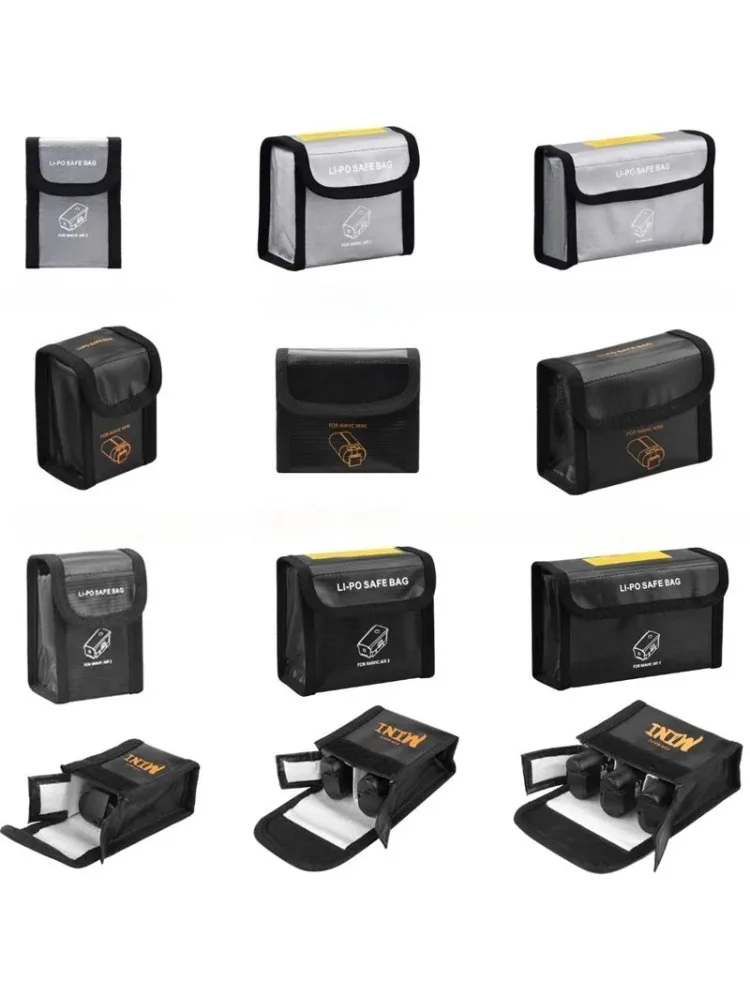 Batterie Lipo Portable Ignifuge VPN, Sac de Sécurité Résistant à la Tension, Degré de enquêter 115x47x81mm pour DJI Yu MINI