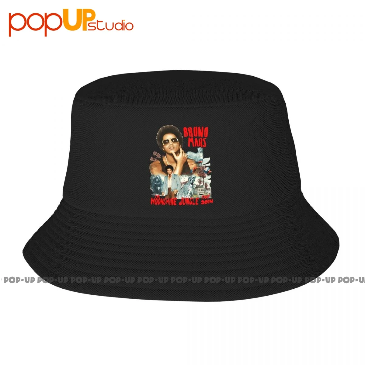 Bruno Mars Moonshine Jungle Tour 2014 Bucket Hat Fisherman Cap