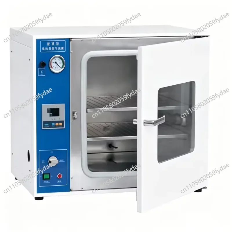 Intelligent Vacuum Drying Oven Series, Digital Display Timer 1C Temperature Resolution 133Pa Vacuum Stainless Steel Heating