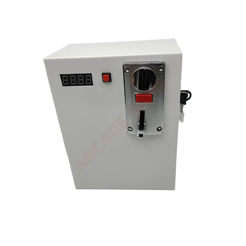 

Customize 110V/220V White Box 6 Values Programmable Multi Coin Operated Electric Timer Controller Box for Washing machine