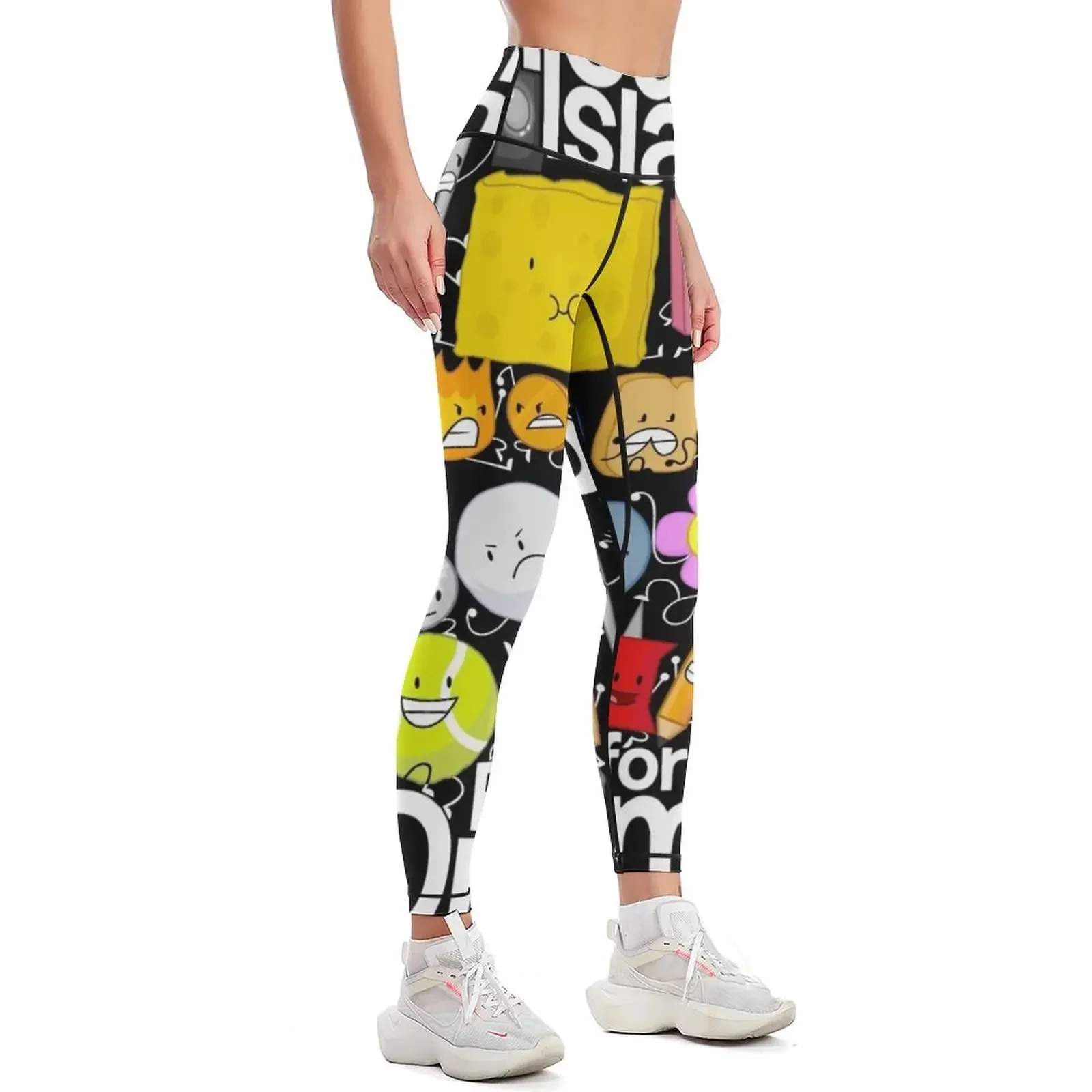 BFDI Poster Black Leggings sports for Pants sport gym's clothing Women's push up Womens Leggings