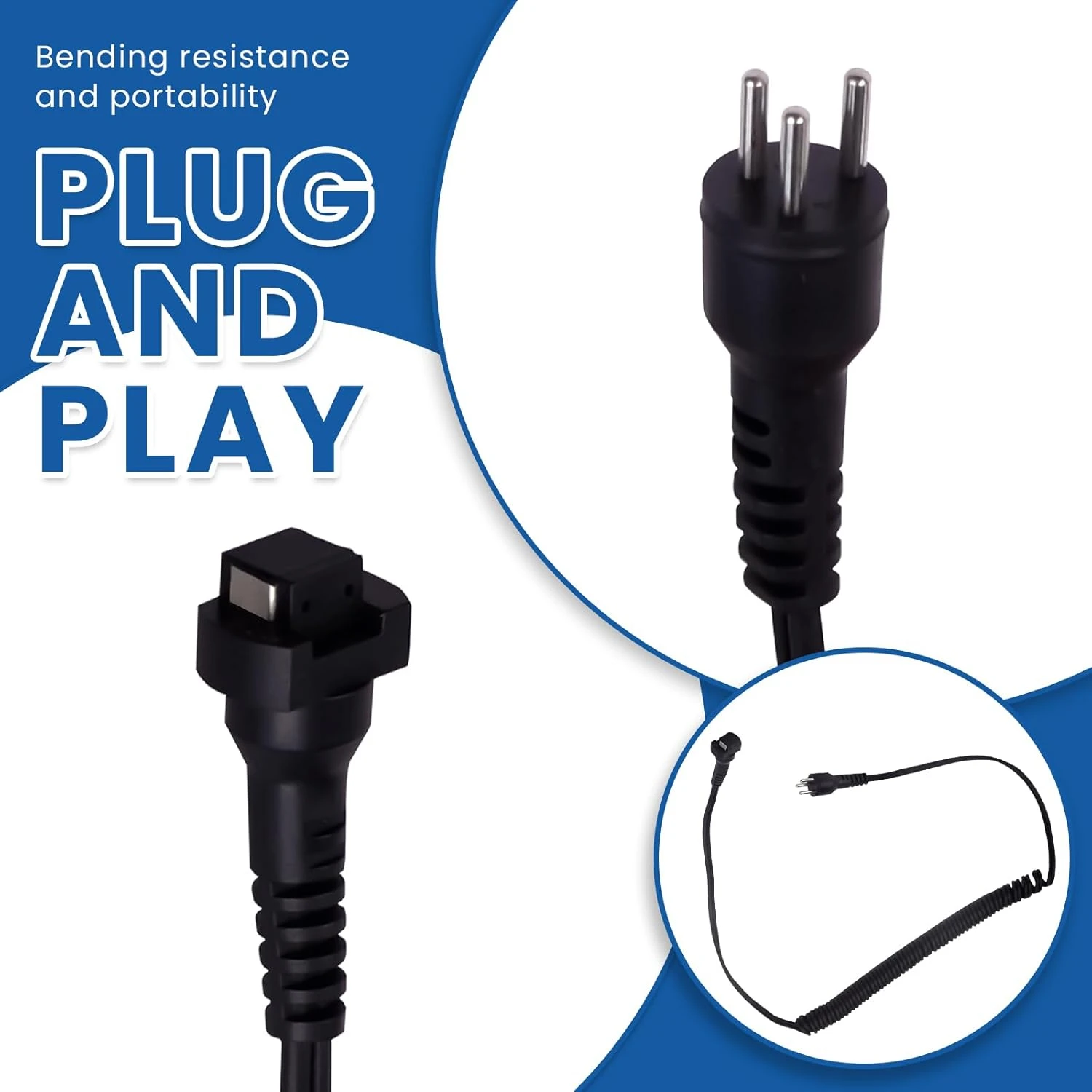 Ersatz-Motorkabel passend für Kupa Upower UP200 UG-12 Nagelbohrmotor (1 Stück) Stoff