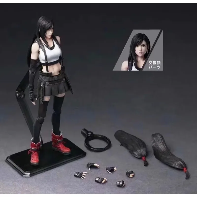 Original SQUARE ENIX PLAY ARTS PA Tifa Lockhart Final Fantasy VII Remake Action Figures Active Joint Model Collectibles Gift