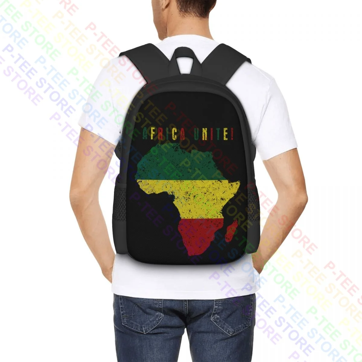 Rasta Rastafari Babylon Irie Reggae Jamaica EthiopiaBackpack Large Capacity Portable Gymnast Bag