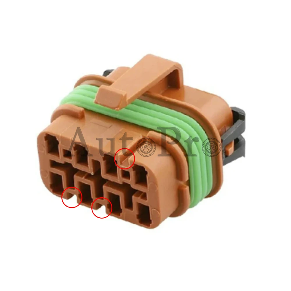 1 Set 8 Hole 32006-H22 1518208 AC Assembly Car High-Power Cable Harness Plastic Housing Waterproof Socket Auto Parts