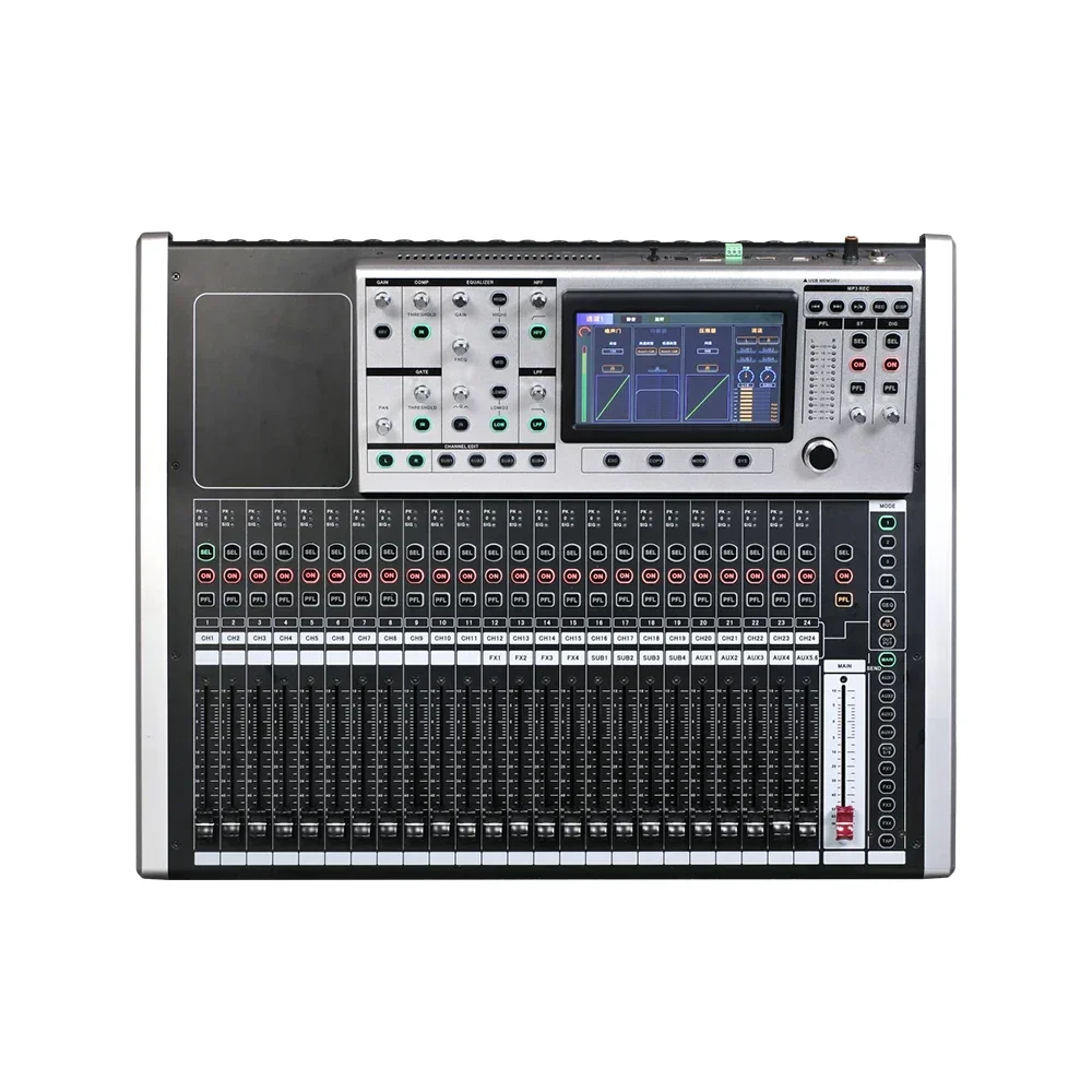 mixing console professional audio mixer digital Professional 24 Channel Mixer Console Sound Dj Controller Audio Mixer