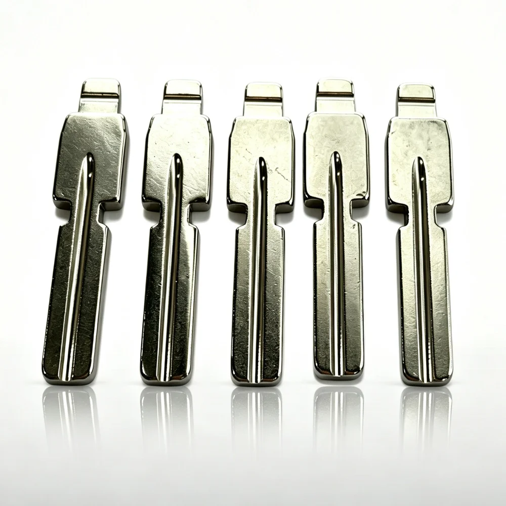 10Pcs #18 HU58 Metal Uncut Flip Remote Key Blade Fit KD VVDI Cutter For BMW EWS E46 E39 E32