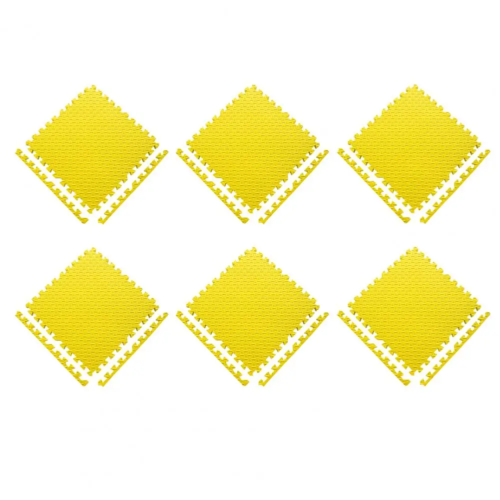 Foam Floor Mats Gym Flooring Tiles 6pcs Eva Foam Puzzle Gym Floor Mats High-density Foam Tiles for Home Workout Kids Play Area