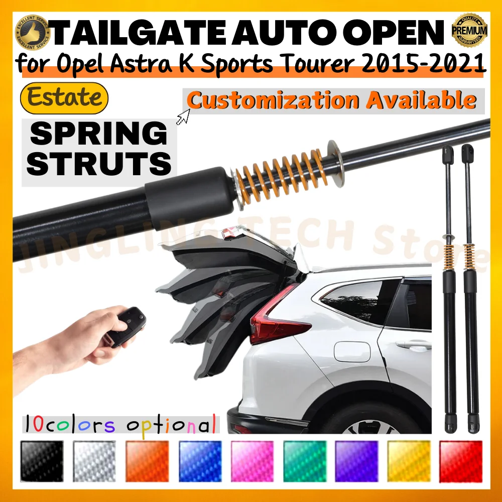 

Qty(2) Trunk Struts with Spring for Opel Astra K Sports Tourer 2015-2021 Rear Tailgate Boot Lift Supports Shock Absorbers