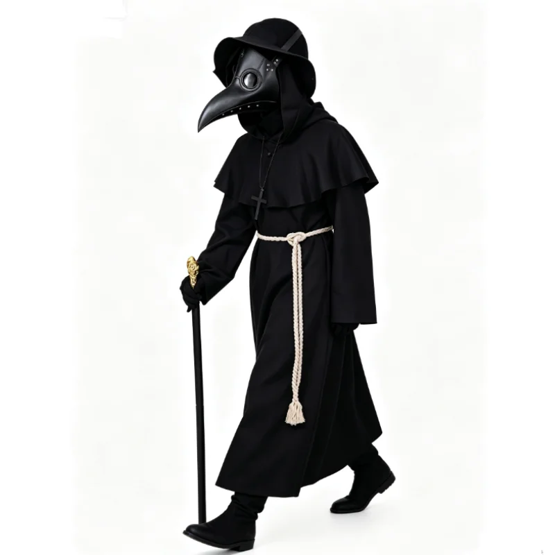 Kostum Dokter Wabah Abad Perte - Kids Cosplay Anime ulasan dan harga