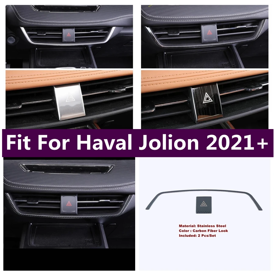 

Dashboard Dash Warning Light Alert Push Button Switch Trim Decoration Frame Cover For Haval Jolion 2021 - 2024 Car Accessories